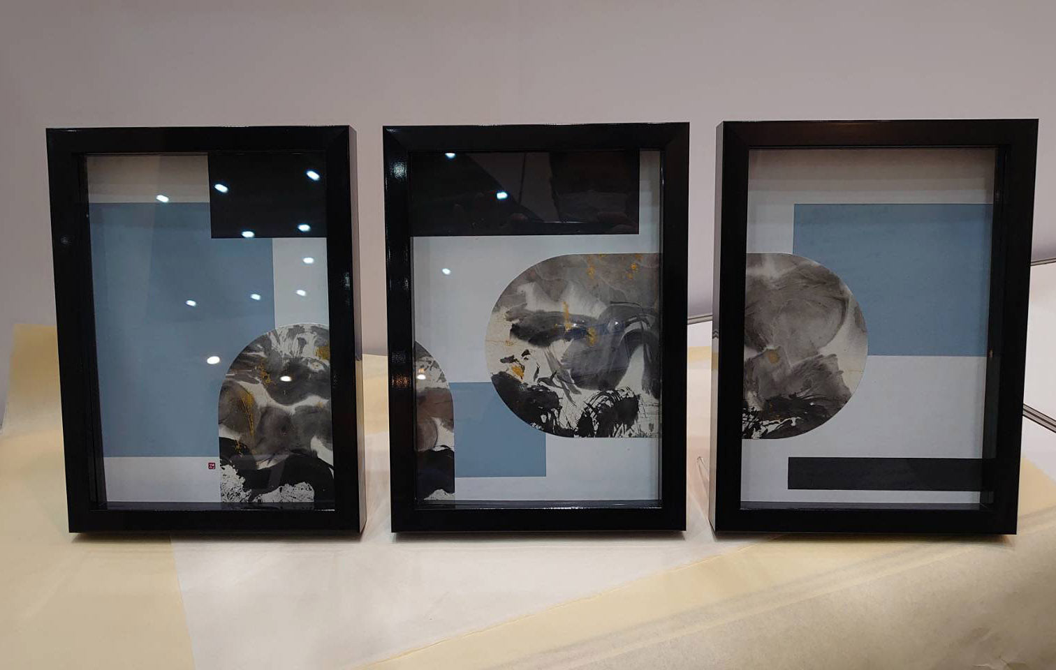 和紙アートフレーム「ジオメトリック」 – ni-wa